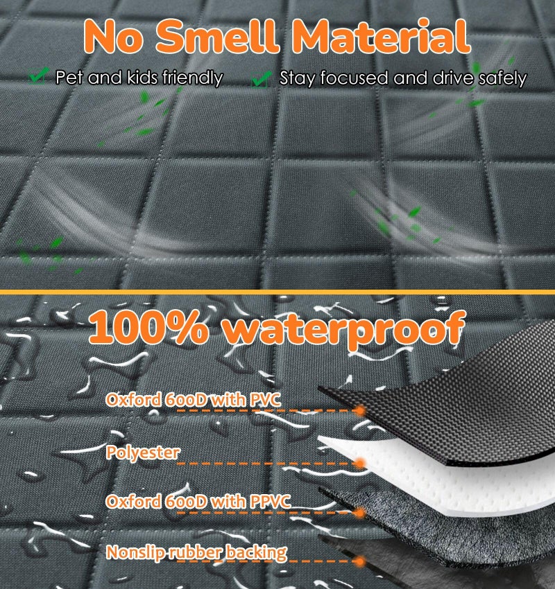 URPOWER Seat Cover for Dog 100% Waterproof Pet Seat Cover Hammock 600D Heavy Duty Scratch Proof Nonslip Durable Soft Pet Back Seat Covers for Cars Trucks and SUVs - Image 3